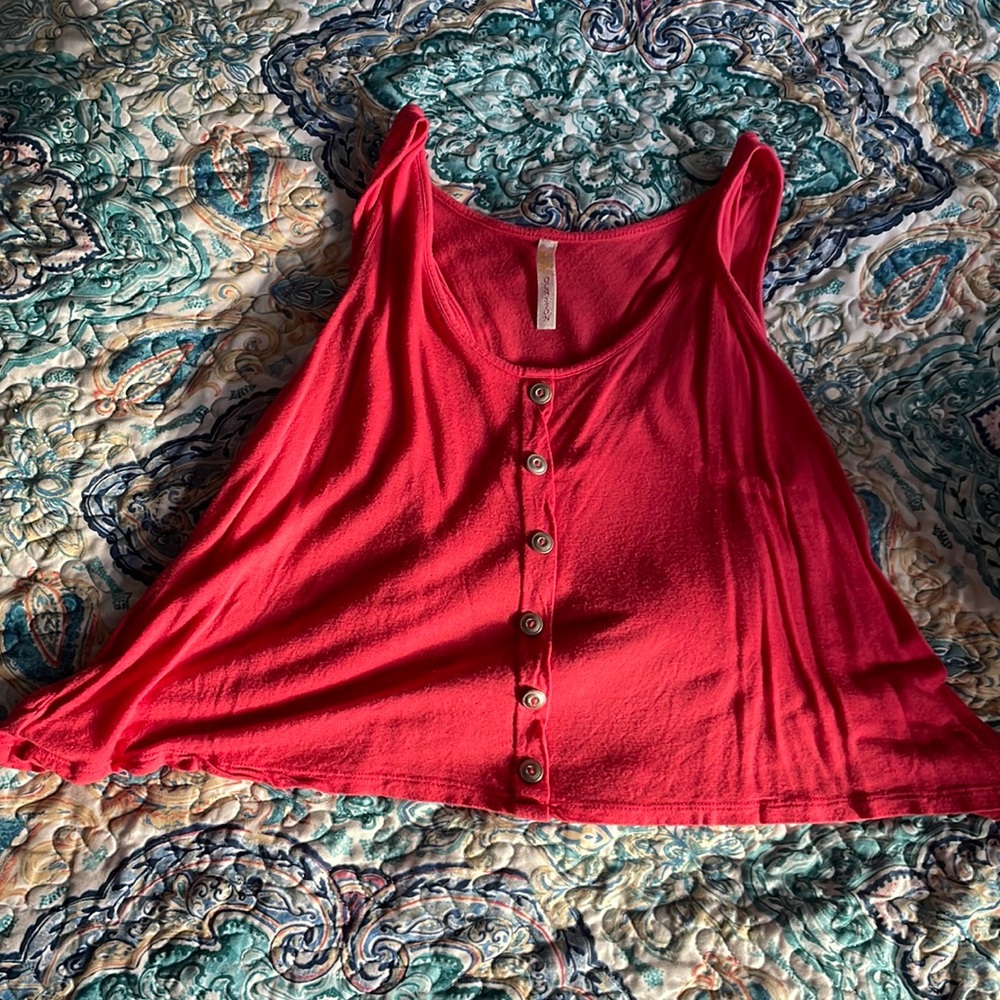 Salmon crop top